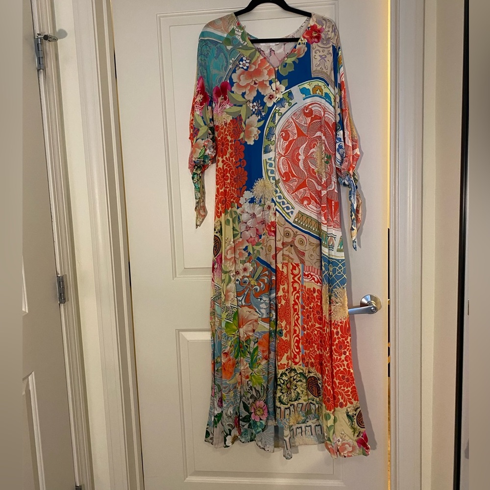 Like-new Johnny Was maxi dress, floral print and no signs of wear
